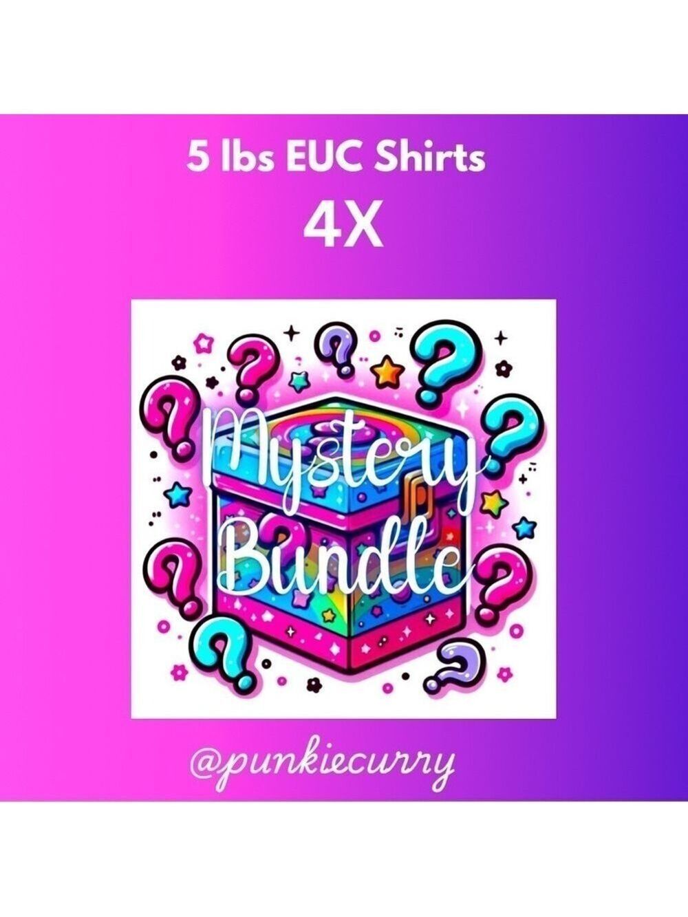 Mystery Box 5lbs - EUC Shirts - 4X